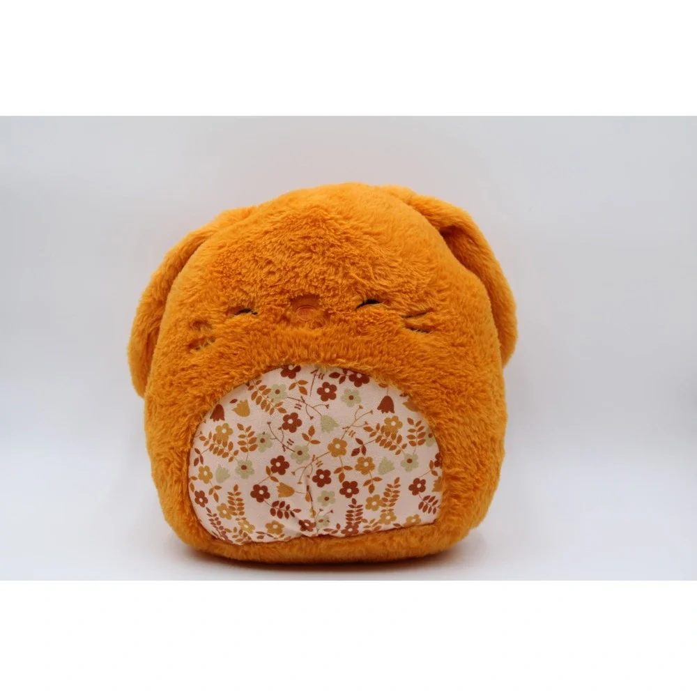 Squishmallows FuzzAMallows Gladys Bunny Orange Floral Fuzzy Plush 12 Inch 2024